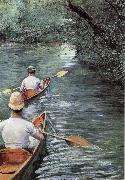 Gustave Caillebotte Canoeing on the Yerres china oil painting artist